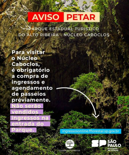 PETAR - Cavernas da Mata Atlântica Apiaí SP